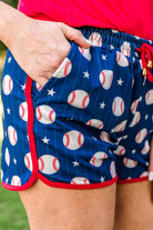 Out Of Your League Baseball Everyday Shorts (S-3XL)-220 Shorts/Skirts/Skorts-Jess Lea Wholesale-Hello Friends Boutique-Woman's Fashion Boutique Located in Traverse City, MI