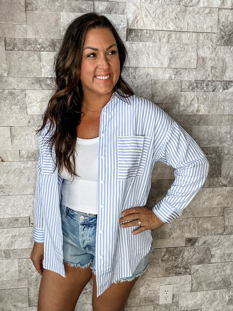 Top Shelf Top (S-3XL)-110 Long Sleeve-White Birch-Hello Friends Boutique-Woman's Fashion Boutique Located in Traverse City, MI