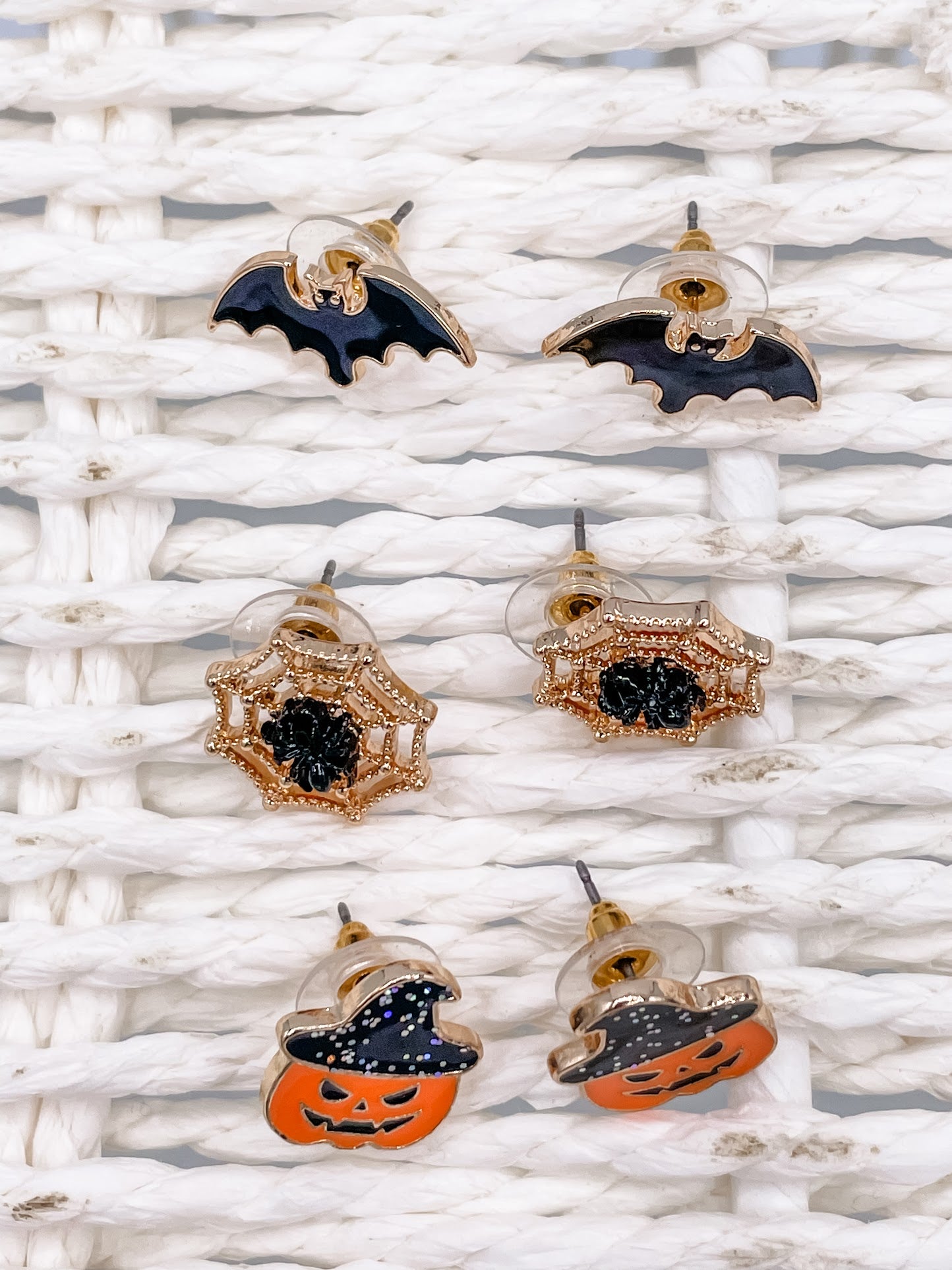 Mixed 3Pc Halloween Stud Earrings Set-240 Jewelry-Anarchy Street-Hello Friends Boutique-Woman's Fashion Boutique Located in Traverse City, MI