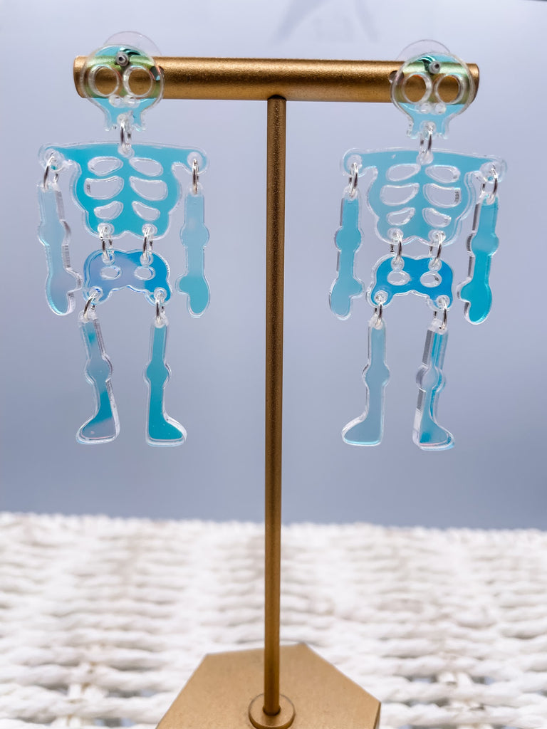 Skeleton Earrings-240 Jewelry-Anarchy Street-Hello Friends Boutique-Woman's Fashion Boutique Located in Traverse City, MI