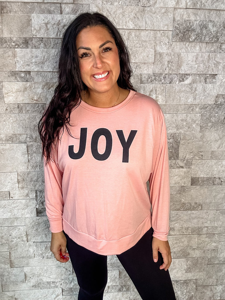 Joy To The World Top (S-3XL)-110 Long Sleeve-Sew In Love-Hello Friends Boutique-Woman's Fashion Boutique Located in Traverse City, MI