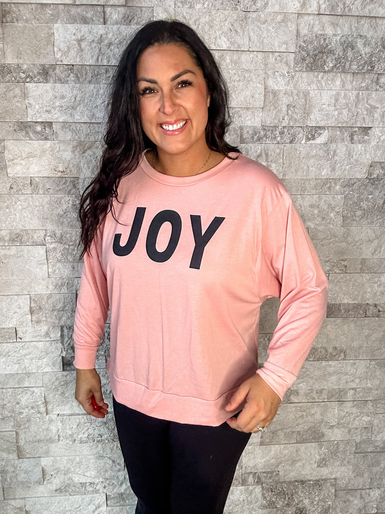 Joy To The World Top (S-3XL)-110 Long Sleeve-Sew In Love-Hello Friends Boutique-Woman's Fashion Boutique Located in Traverse City, MI