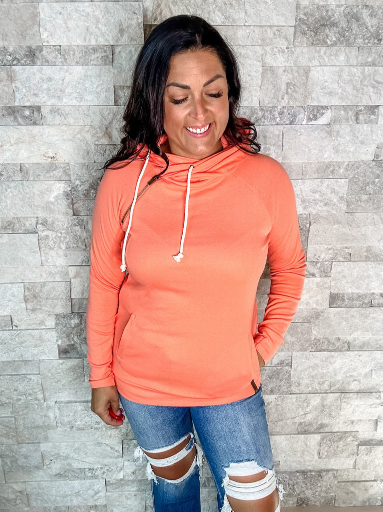 Orange Peel Ampersand Sweatshirt (S-3XL)-150 Sweatshirts/Hoodies-AMPERSAND-Hello Friends Boutique-Woman's Fashion Boutique Located in Traverse City, MI
