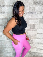 Molly Max Sculpt Diagonal Ribbed Leggings (S-3XL)-210 Leggings/Joggers-With Love, Molly-Hello Friends Boutique-Woman's Fashion Boutique Located in Traverse City, MI