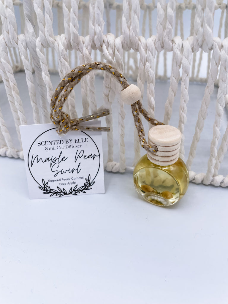 Maple Pear Swirl Car Diffuser-300 Treats/Gift-Scented by Elle-Hello Friends Boutique-Woman's Fashion Boutique Located in Traverse City, MI