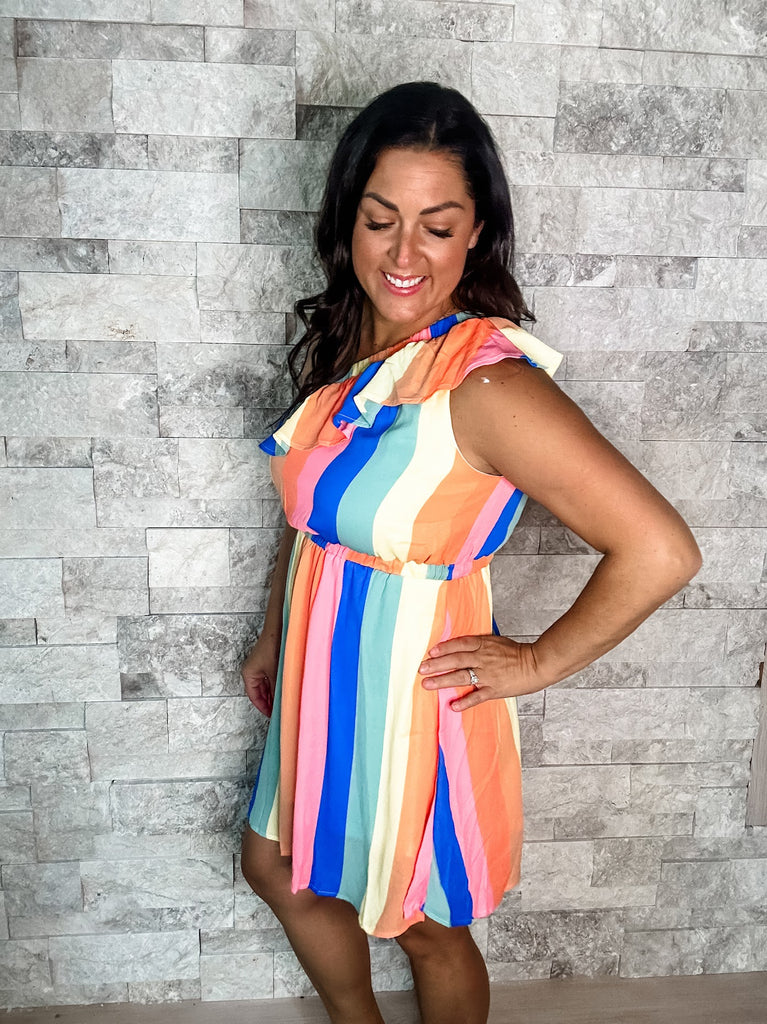 Double Shot Of Whiskey Dress (S-3XL)-180 Dresses-Andree By Unit-Hello Friends Boutique-Woman's Fashion Boutique Located in Traverse City, MI