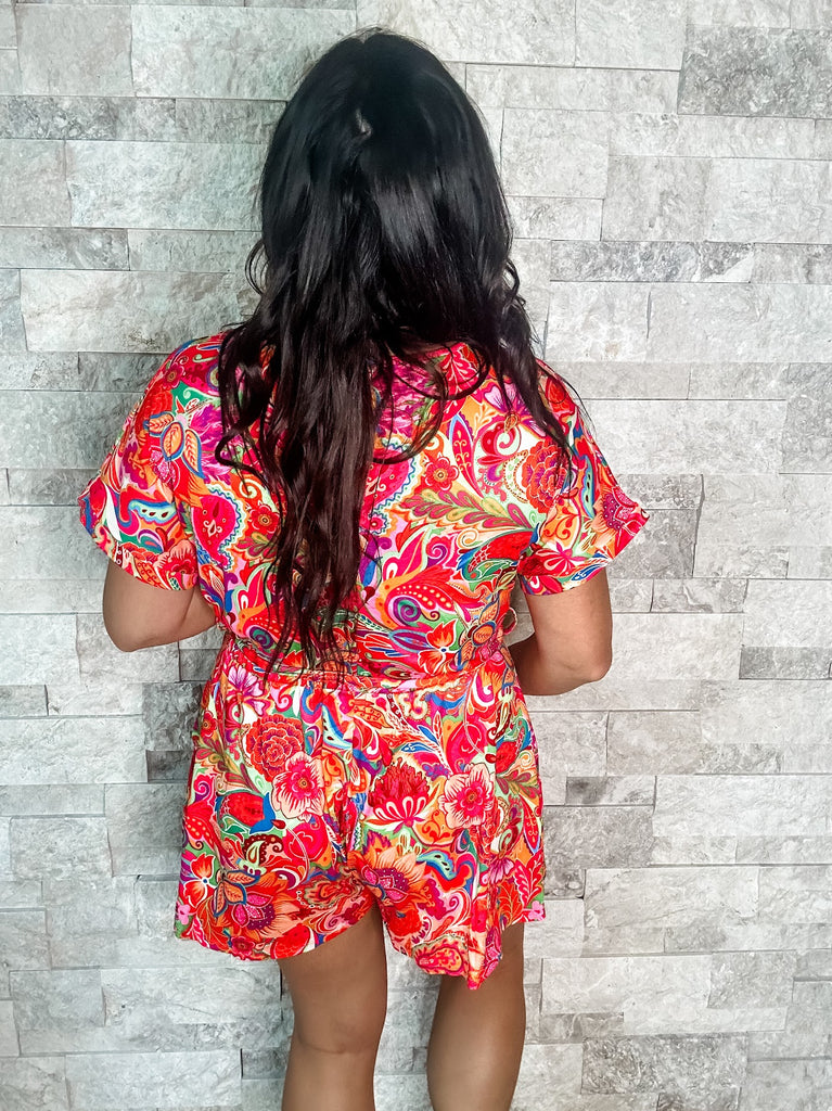 All The Pretty Girls Romper (S-3XL)-190 Rompers/Jumpsuits-HAPTICS-Hello Friends Boutique-Woman's Fashion Boutique Located in Traverse City, MI