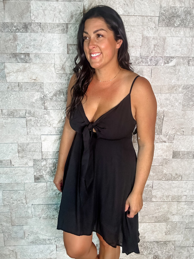 Happiest Here Dress (S-3XL)-180 Dresses-Andree By Unit-Hello Friends Boutique-Woman's Fashion Boutique Located in Traverse City, MI