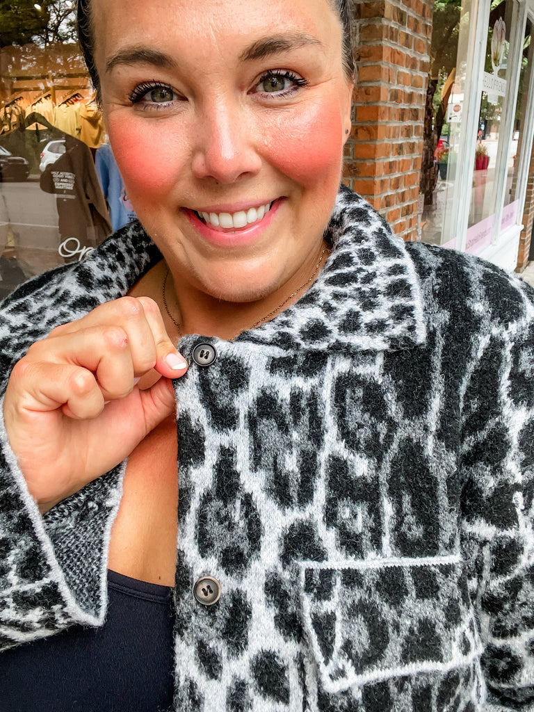 Fierce Frequency Jacket (S-XL)-170 Jackets-White Birch-Hello Friends Boutique-Woman's Fashion Boutique Located in Traverse City, MI