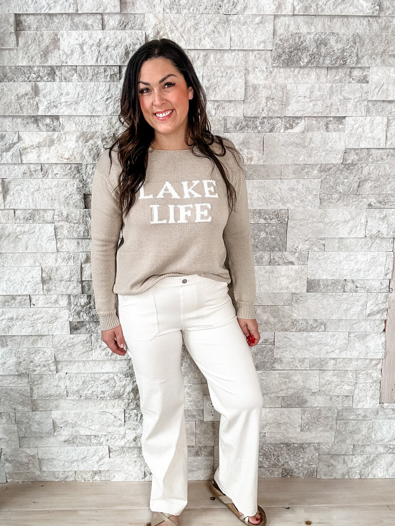 Lake Life Sweater (S-3XL)-140 Sweaters-GILLI-Hello Friends Boutique-Woman's Fashion Boutique Located in Traverse City, MI