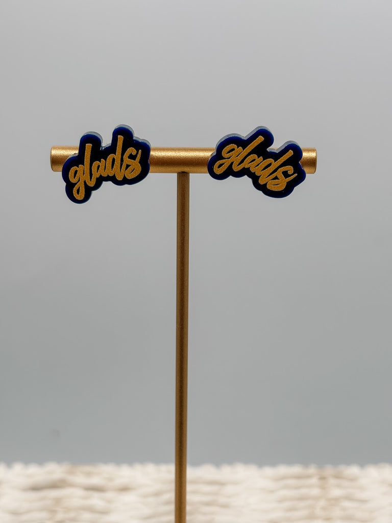 Glads Game Day Glory Studs-240 Jewelry-TLD Designs-Hello Friends Boutique-Woman's Fashion Boutique Located in Traverse City, MI