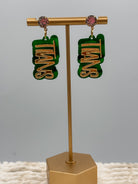 Titans Double Play Game Day Earrings-240 Jewelry-TLD Designs-Hello Friends Boutique-Woman's Fashion Boutique Located in Traverse City, MI