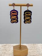 Glads Double Play Game Day Earrings-240 Jewelry-TLD Designs-Hello Friends Boutique-Woman's Fashion Boutique Located in Traverse City, MI