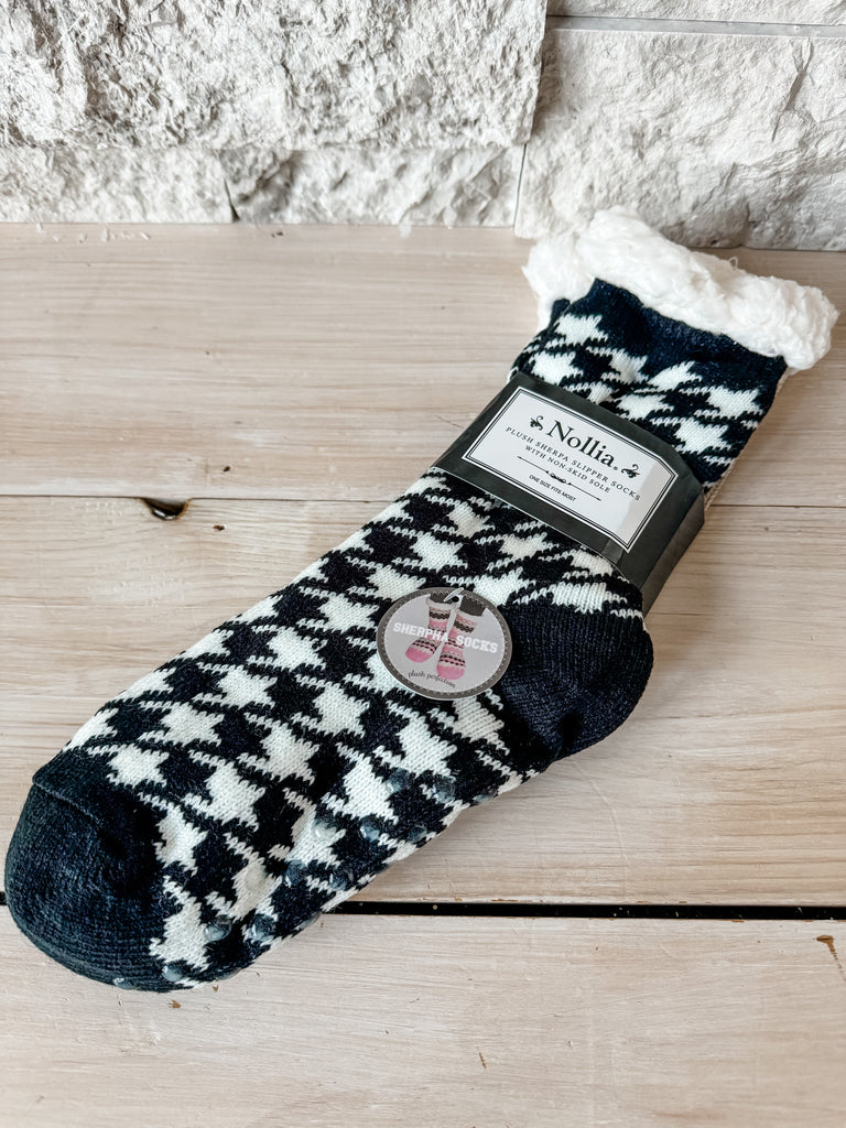 Sherpa Winter Fur Fuzzy Winter Socks (OS)-300 Treats/Gift-faire - Selini New York-Hello Friends Boutique-Woman's Fashion Boutique Located in Traverse City, MI