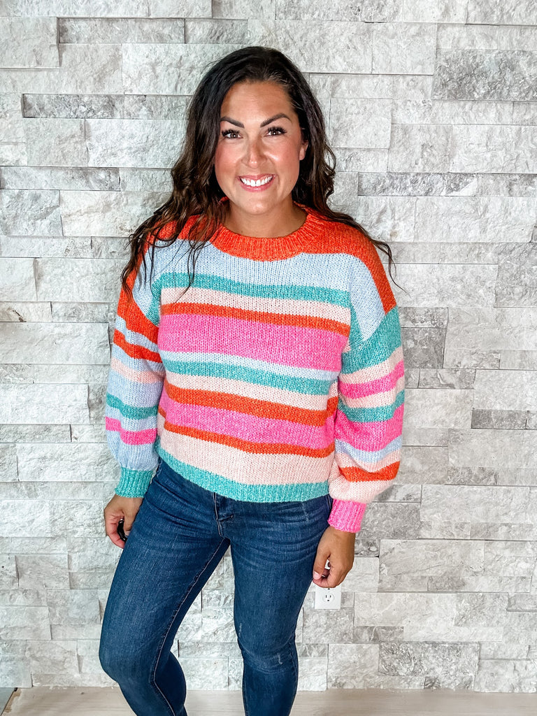 Daybreak Sweater (S-XL)-140 Sweaters-Lovely Melody-Hello Friends Boutique-Woman's Fashion Boutique Located in Traverse City, MI