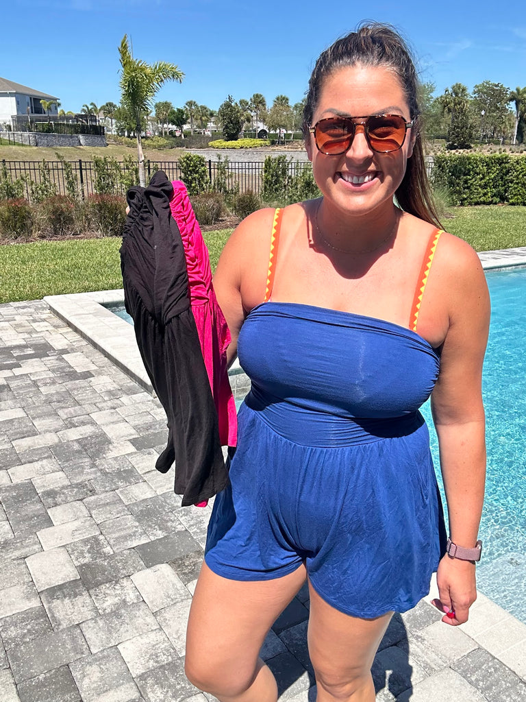 Come Away With Me Romper (S-L)-120 Sleeveless-Zenana-Hello Friends Boutique-Woman's Fashion Boutique Located in Traverse City, MI