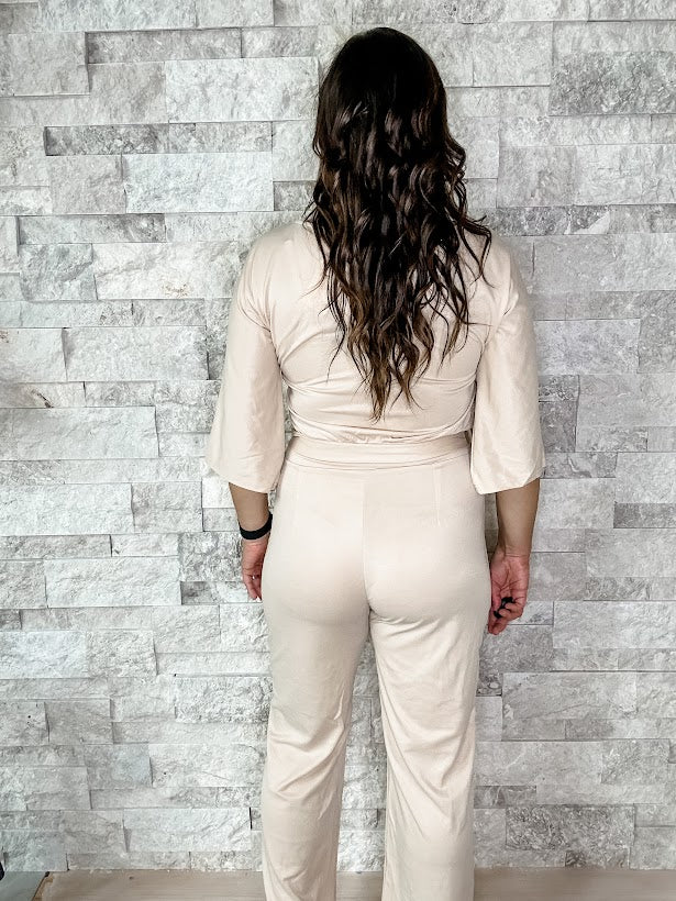 Date Night Jumpsuit-190 Rompers/Jumpsuits-Shewin Inc-Hello Friends Boutique-Woman's Fashion Boutique Located in Traverse City, MI