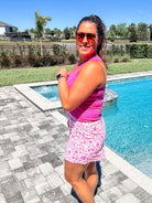 Enchanted Garden Skort (S-3XL)-220 Shorts/Skirts/Skorts-Jess Lea Wholesale-Hello Friends Boutique-Woman's Fashion Boutique Located in Traverse City, MI