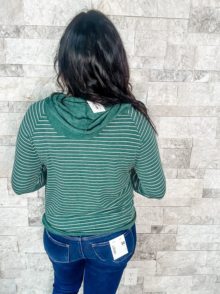 Can't Hold Us Down Top in Hunter Green (S-XL)-110 Long Sleeve-Staccato-Hello Friends Boutique-Woman's Fashion Boutique Located in Traverse City, MI