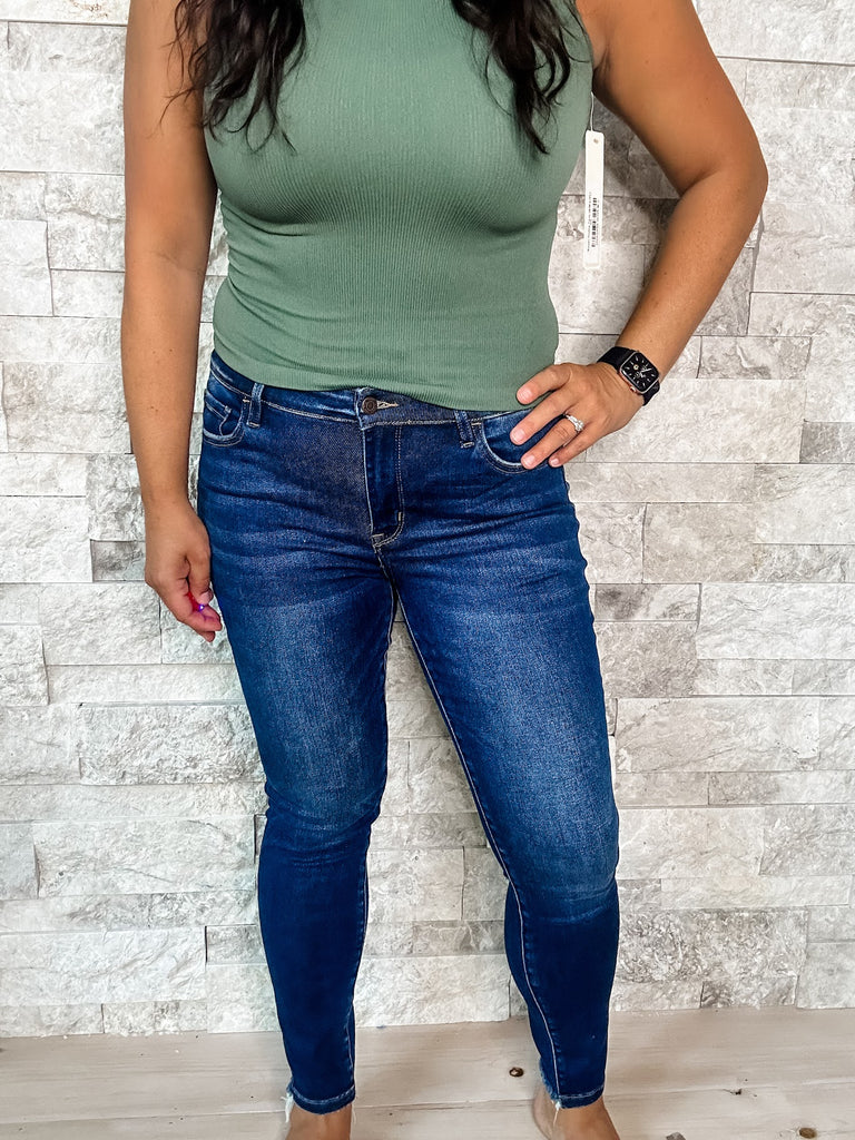 Show You Off Skinny Jeans (24-32)-200 Denim-Vervet by Flying Monkey-Hello Friends Boutique-Woman's Fashion Boutique Located in Traverse City, MI