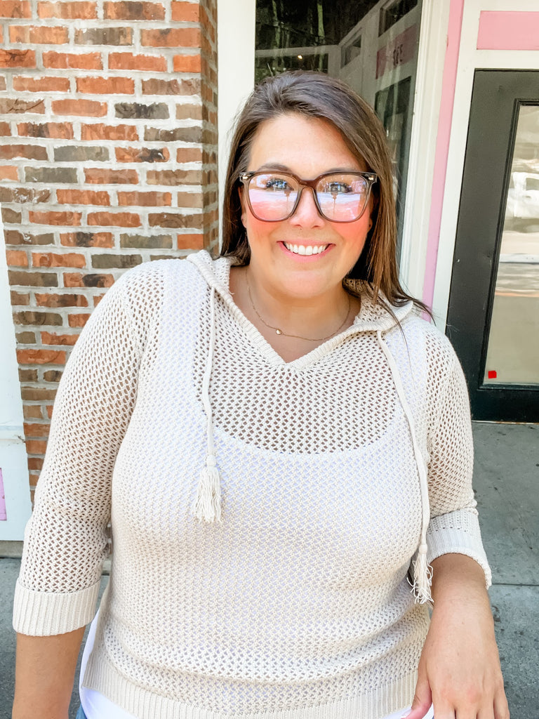 Life Is But A Breeze Top in Natural (S-XL)-110 Long Sleeve-Staccato-Hello Friends Boutique-Woman's Fashion Boutique Located in Traverse City, MI