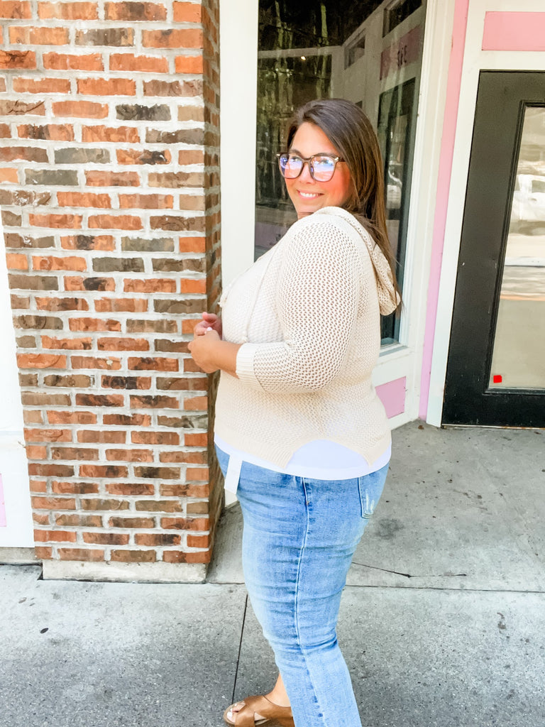 Life Is But A Breeze Top in Natural (S-XL)-110 Long Sleeve-Staccato-Hello Friends Boutique-Woman's Fashion Boutique Located in Traverse City, MI