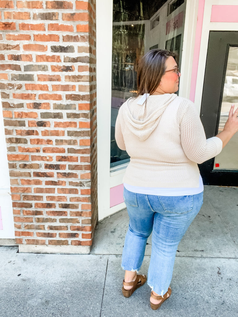 Life Is But A Breeze Top in Natural (S-XL)-110 Long Sleeve-Staccato-Hello Friends Boutique-Woman's Fashion Boutique Located in Traverse City, MI