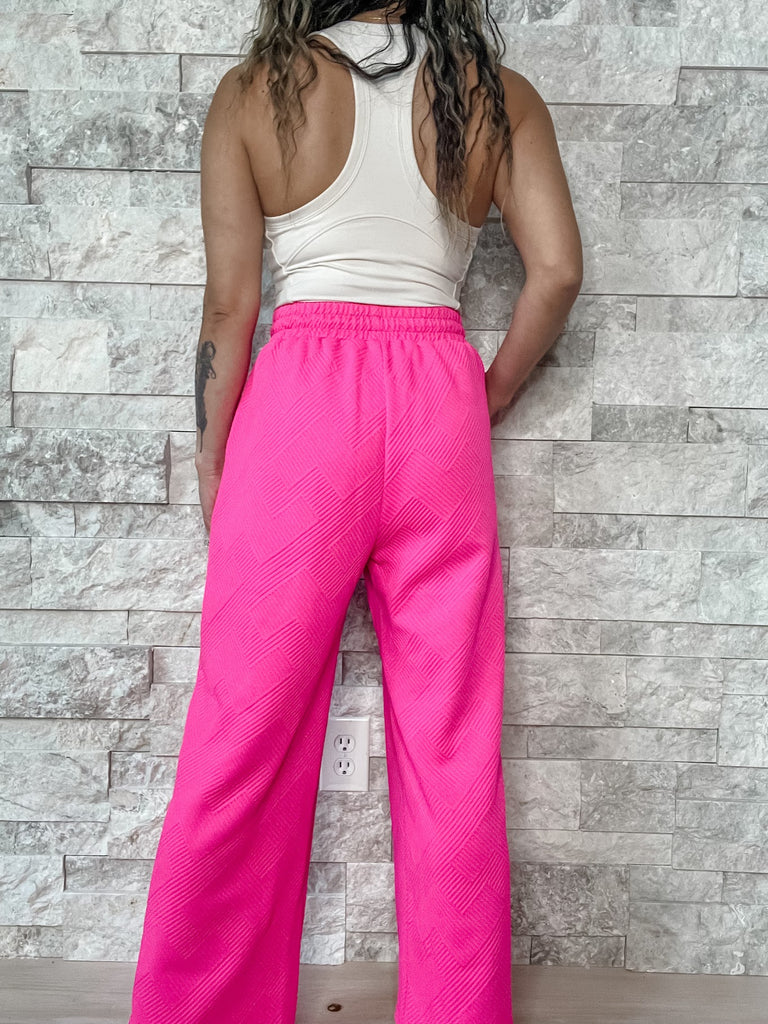 Headed Straight Home Bottoms in Hot Pink (S-XL)-230 Other Bottoms-JODIFL-Hello Friends Boutique-Woman's Fashion Boutique Located in Traverse City, MI