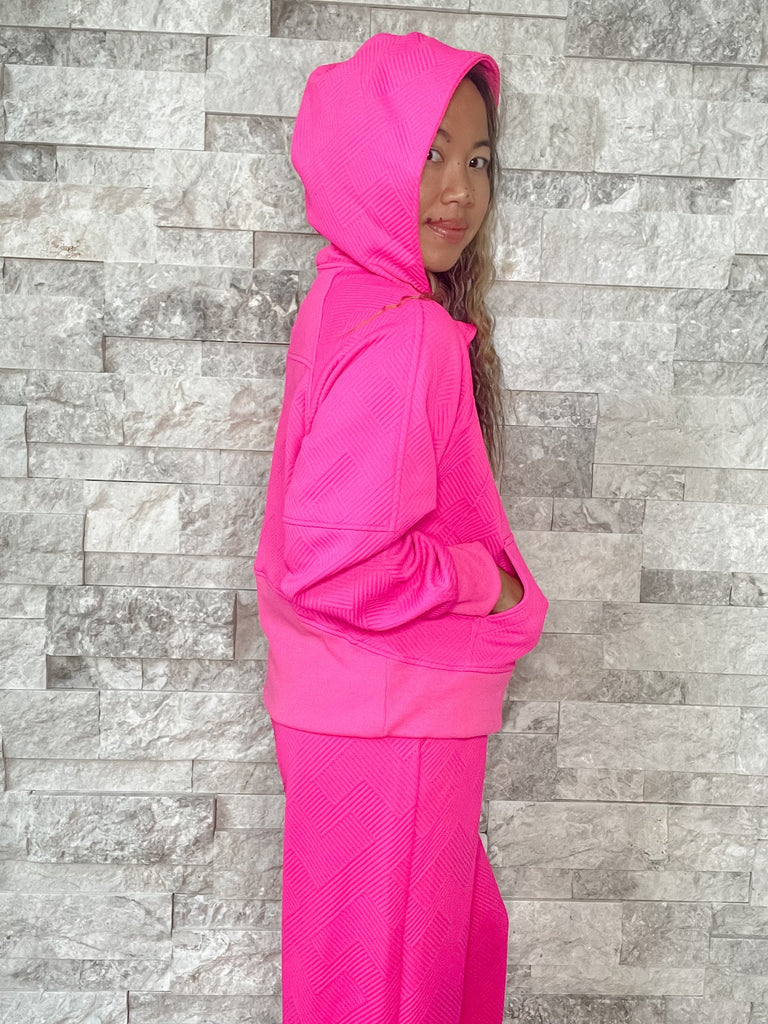 Headed Straight Home Top in Hot Pink (S-XL)-140 Sweaters-JODIFL-Hello Friends Boutique-Woman's Fashion Boutique Located in Traverse City, MI