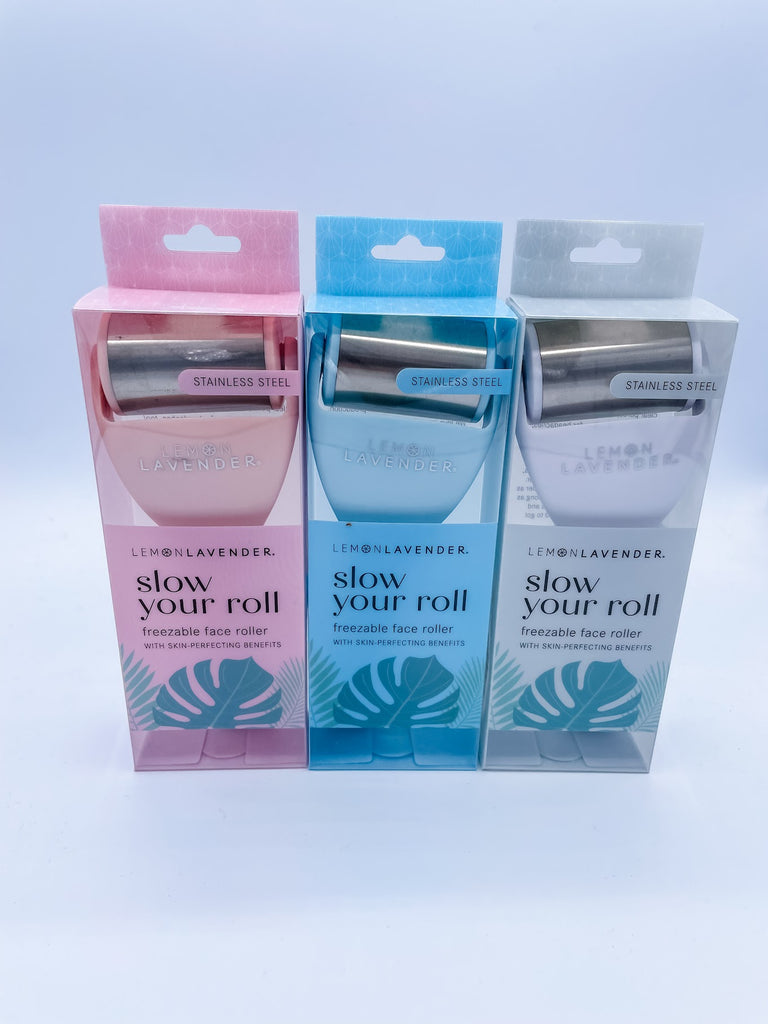 Lemon Lavender® Slow Your Roll Freezable Face Roller-300 Treats/Gift-DM Merchandising-Hello Friends Boutique-Woman's Fashion Boutique Located in Traverse City, MI