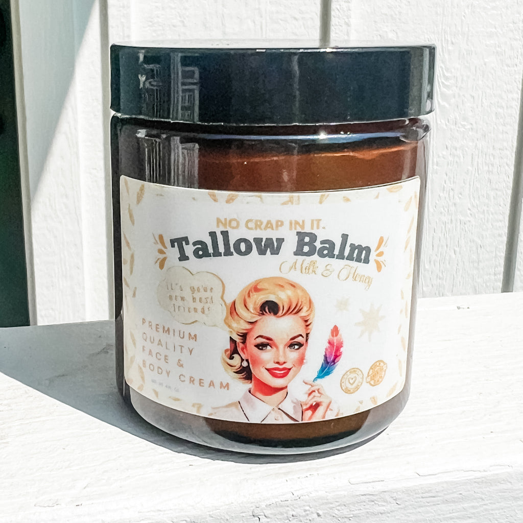 Tallow All Purpose Balm-500 History-No Crap In It-Hello Friends Boutique-Woman's Fashion Boutique Located in Traverse City, MI