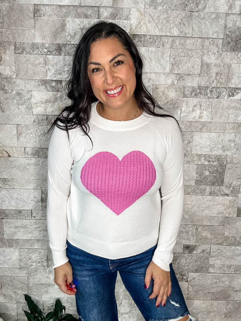 Won't Change My Heart Sweater (S-XL)-140 Sweaters-Staccato-Hello Friends Boutique-Woman's Fashion Boutique Located in Traverse City, MI