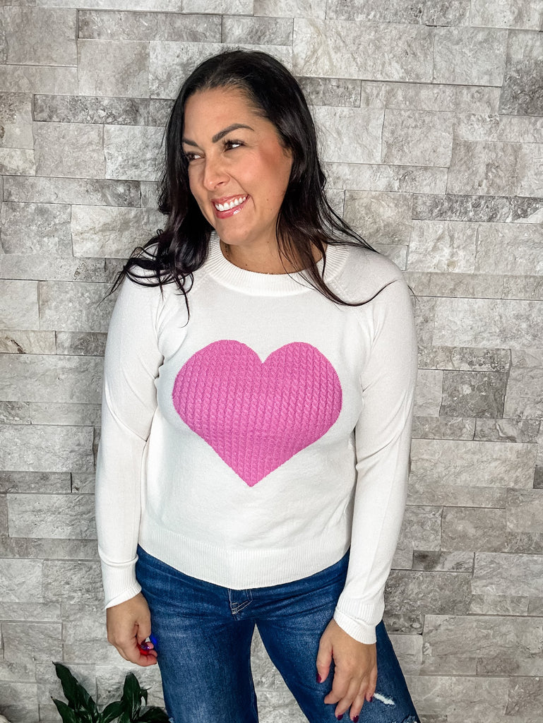 Won't Change My Heart Sweater (S-XL)-140 Sweaters-Staccato-Hello Friends Boutique-Woman's Fashion Boutique Located in Traverse City, MI