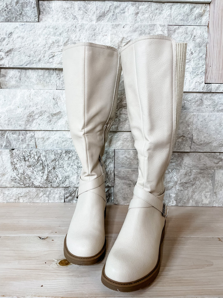 Hayride Boots in Ivory (6-11)-Boots-Corky's Footwear-Hello Friends Boutique-Woman's Fashion Boutique Located in Traverse City, MI