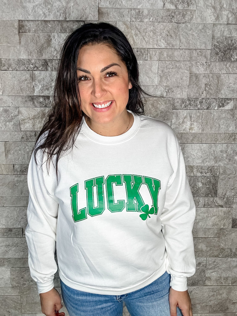 Your Lucky Sweatshirt (S-3XL)-130 Graphic Tees-STILES TEE CO.-Hello Friends Boutique-Woman's Fashion Boutique Located in Traverse City, MI