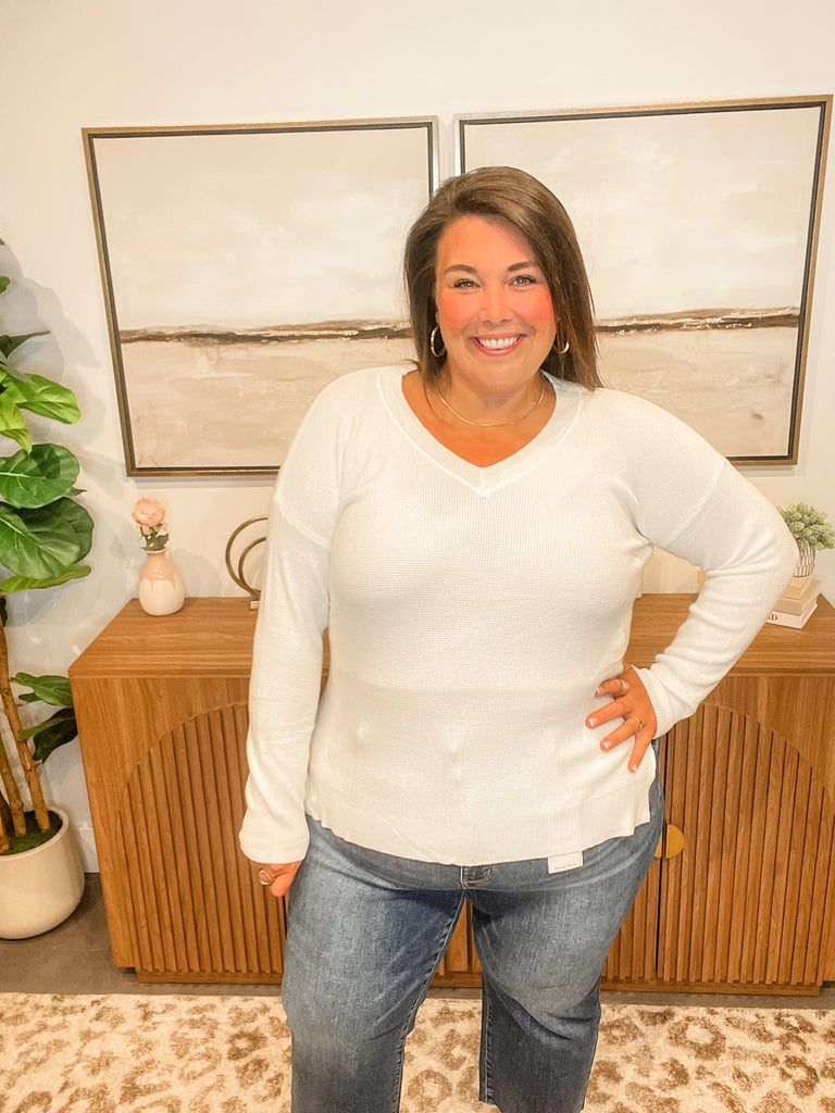 You've Got The Look Top (S-L)-110 Long Sleeve-Allie & Rose-Hello Friends Boutique-Woman's Fashion Boutique Located in Traverse City, MI