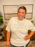 Pontoons & High Noons Tee (S-2XL)-130 Graphic Tees-Poppy & Pine-Hello Friends Boutique-Woman's Fashion Boutique Located in Traverse City, MI