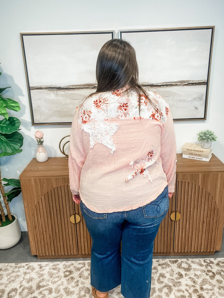I'm So Lucky Top (S-L)-110 Long Sleeve-POL-Hello Friends Boutique-Woman's Fashion Boutique Located in Traverse City, MI