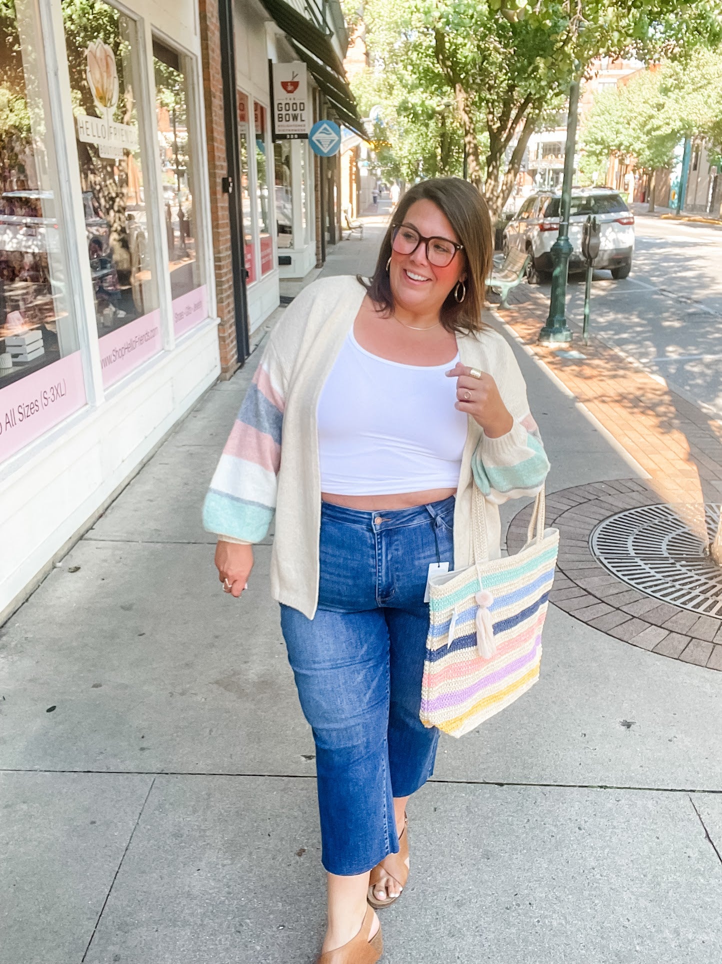 The Cozy Contrast Cardigan (S/M-2X/3X)-160 Cardigans/Kimonos-COZY CO-Hello Friends Boutique-Woman's Fashion Boutique Located in Traverse City, MI