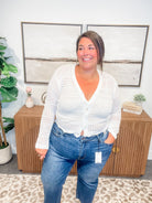 Boho Breeze Crochet Cardigan (S-XL)-110 Long Sleeve-KORI-Hello Friends Boutique-Woman's Fashion Boutique Located in Traverse City, MI