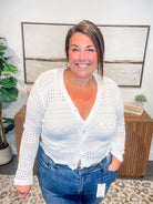 Boho Breeze Crochet Cardigan (S-XL)-110 Long Sleeve-KORI-Hello Friends Boutique-Woman's Fashion Boutique Located in Traverse City, MI