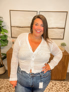 Boho Breeze Crochet Cardigan (S-XL)-110 Long Sleeve-KORI-Hello Friends Boutique-Woman's Fashion Boutique Located in Traverse City, MI
