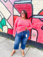 The Wildflower Crop High Waisted Bottoms (0-24W)-200 Denim-Judy Blue-Hello Friends Boutique-Woman's Fashion Boutique Located in Traverse City, MI