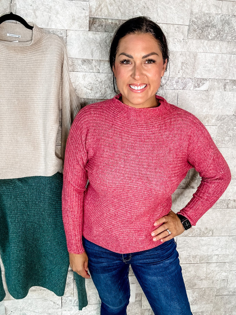 Whine Down Sweater (S-XL)-140 Sweaters-Staccato-Hello Friends Boutique-Woman's Fashion Boutique Located in Traverse City, MI