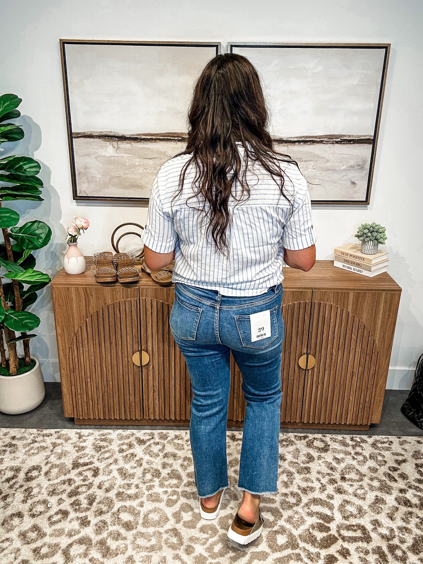 You've Got Me High Rise Straight Denim (24-32)-200 Denim-Mica Denim-Hello Friends Boutique-Woman's Fashion Boutique Located in Traverse City, MI