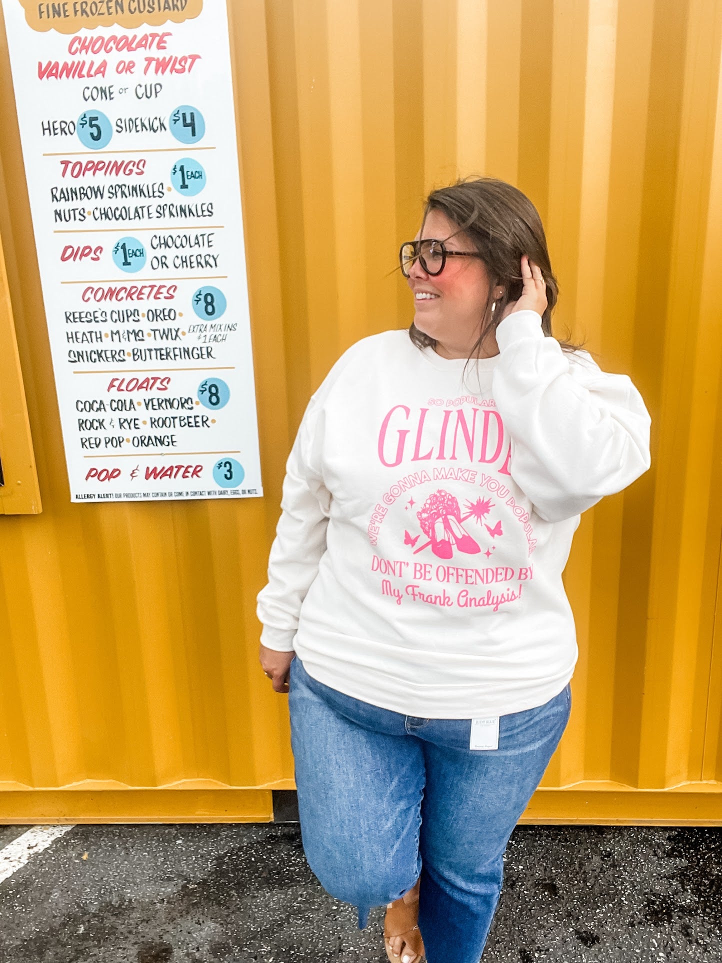 Elphaba OR Glinda Youth (XS-XL) & Adult Sweatshirt (S-2XL)-150 Sweatshirts/Hoodies-Poppy & Pine-Hello Friends Boutique-Woman's Fashion Boutique Located in Traverse City, MI
