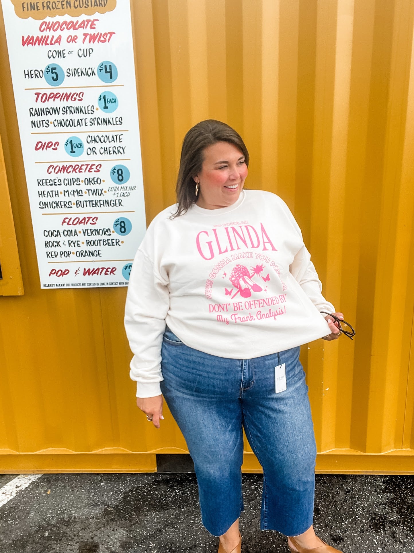 Elphaba OR Glinda Youth (XS-XL) & Adult Sweatshirt (S-2XL)-150 Sweatshirts/Hoodies-Poppy & Pine-Hello Friends Boutique-Woman's Fashion Boutique Located in Traverse City, MI