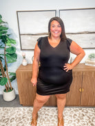 The Little Black Ruffle Dress (S-XL)-180 Dresses-Staccato-Hello Friends Boutique-Woman's Fashion Boutique Located in Traverse City, MI