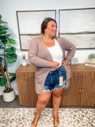 Can't Stay Away Denim Shorts (S-3XL)-220 Shorts/Skirts/Skorts-RISEN-Hello Friends Boutique-Woman's Fashion Boutique Located in Traverse City, MI