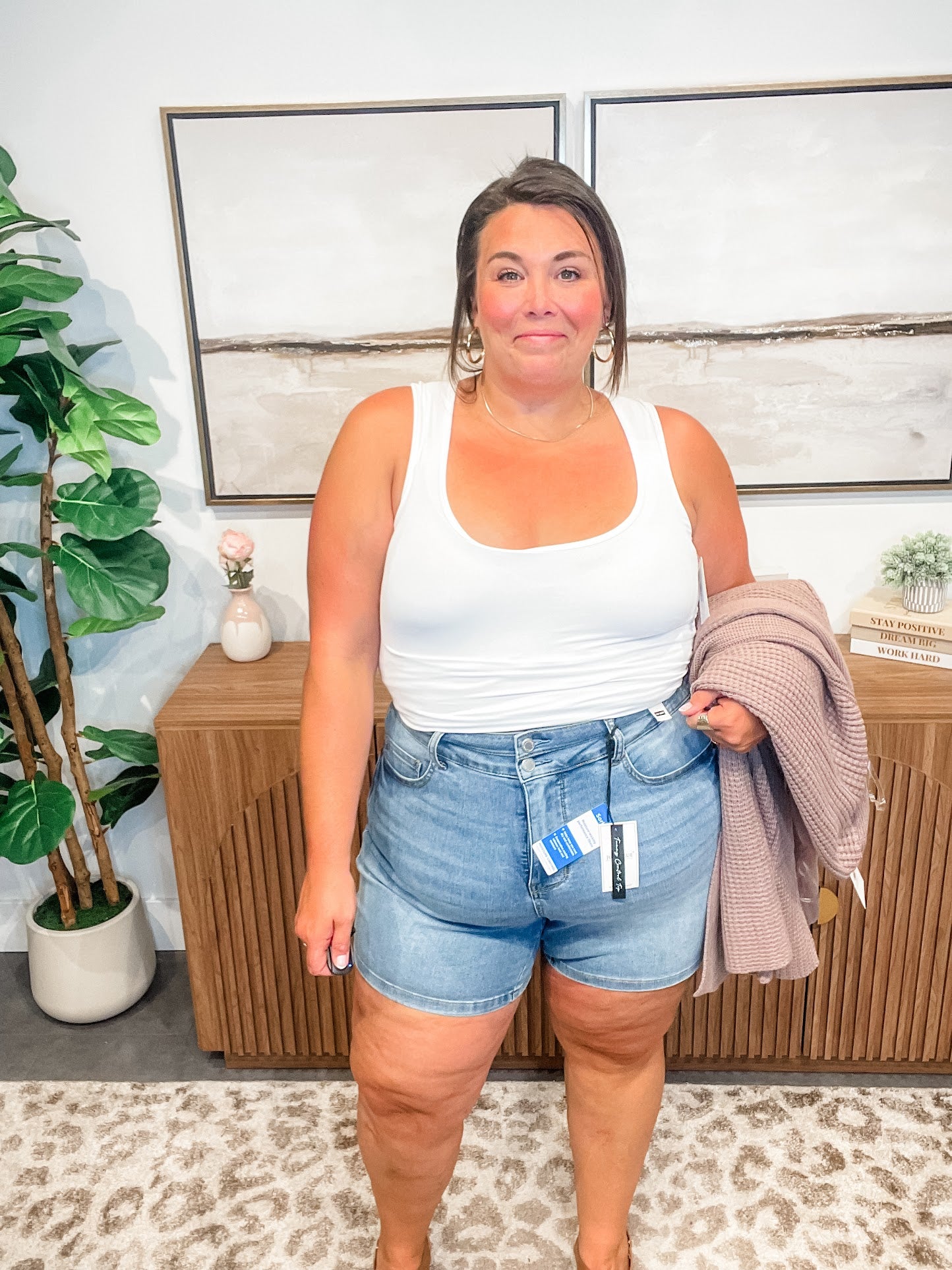 Record Setter Shorts (S-3XL) - SAVE SPRING-200 Denim-Judy Blue-Hello Friends Boutique-Woman's Fashion Boutique Located in Traverse City, MI